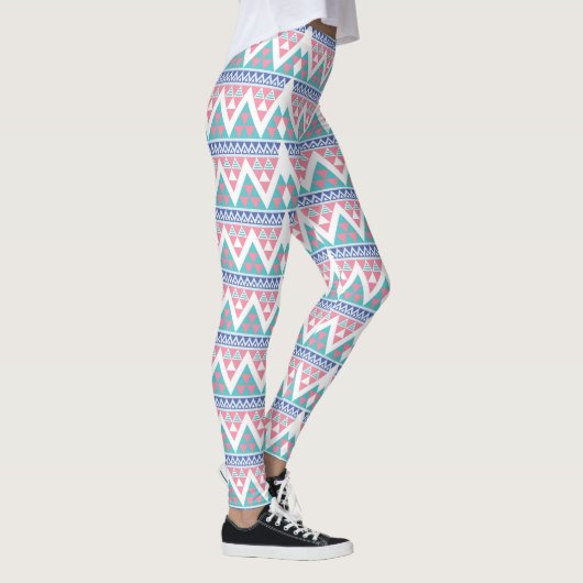 Tribal aztec kleurig patroon leggings (Rechts)
