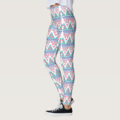 Tribal aztec kleurig patroon leggings (Links)