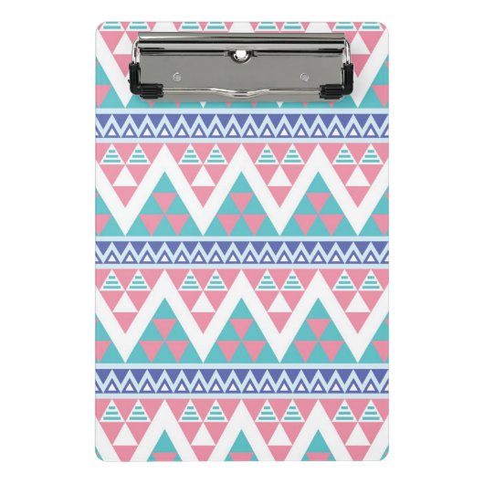 Tribal aztec kleurig patroon mini klembord (Voorkant)