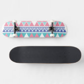 Tribal aztec kleurig patroon persoonlijk skateboard (Horizontaal)