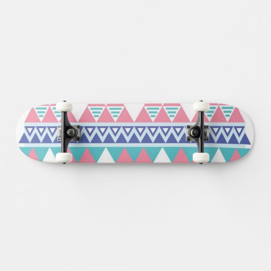 Tribal aztec kleurig patroon persoonlijk skateboard (Horizontaal)