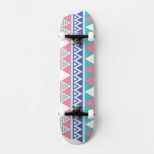 Tribal aztec kleurig patroon persoonlijk skateboard (Voorkant)