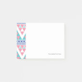 Tribal aztec kleurig patroon post-it® notes (Voorkant)