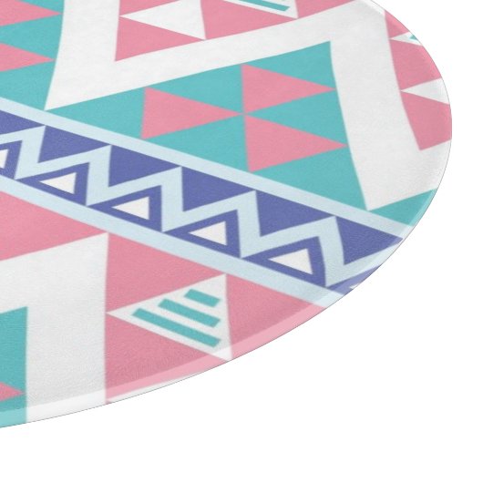 Tribal aztec kleurig patroon snijplank (Hoek)