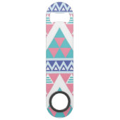 Tribal aztec kleurig patroon speed flessenopener (Achterkant)