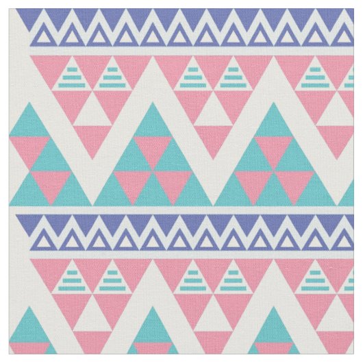 Tribal aztec kleurig patroon stof (Close Up)