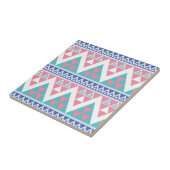 Tribal aztec kleurig patroon tegeltje (Zijkant)