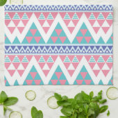 Tribal aztec kleurig patroon theedoek (Gevouwen)