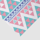 Tribal aztec kleurig patroon tissuepapier (Detail)