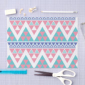 Tribal aztec kleurig patroon tissuepapier (Craft)