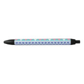 Tribal aztec kleurig patroon zwarte inkt pen (Voorkant)