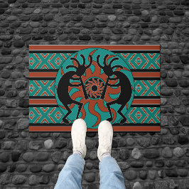 Tribal Aztec Kokopelli zuidwest ontwerp Deurmat