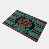 Tribal Aztec Kokopelli zuidwest ontwerp Deurmat (Schuin)
