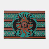 Tribal Aztec Kokopelli zuidwest ontwerp Deurmat (Voorkant)