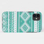 Tribal Aztec Lace Pattern (aquamarine) Case-Mate iPhone Case (Achterkant (horizontaal))