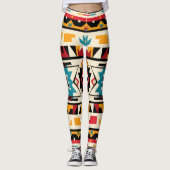 Tribal Aztec Leggings (Voorkant)