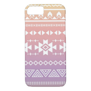 Tribal aztec ombre patroon 	iPhone 8/7 hoesje