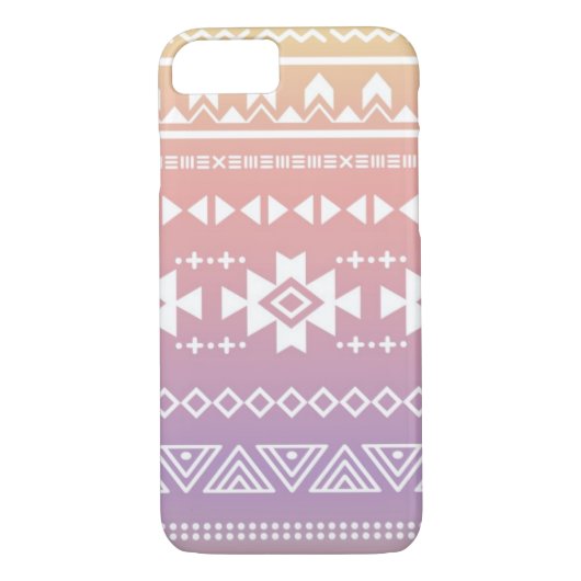 Tribal aztec ombre patroon Case-Mate iPhone case (Achterkant)