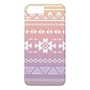 Tribal aztec ombre patroon 	iPhone 8/7 plus hoesje