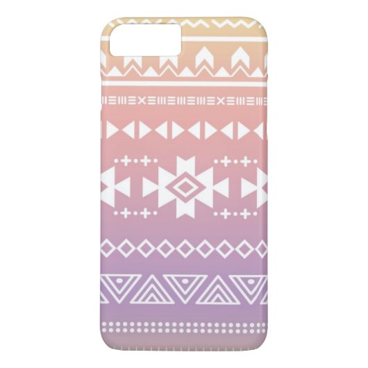 Tribal aztec ombre patroon Case-Mate iPhone case (Achterkant)