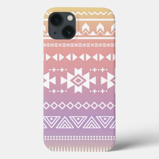 Tribal aztec ombre patroon Case-Mate iPhone case (Achterkant)