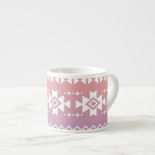 Tribal aztec ombre patroon espresso kop