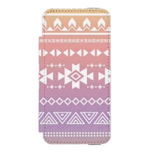 Tribal aztec ombre patroon