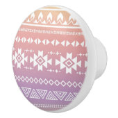 Tribal aztec ombre patroon keramische knop (Rechts)