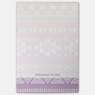 Tribal aztec ombre patroon post-it® notes