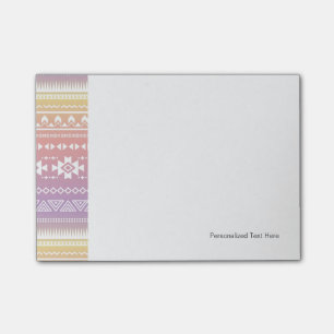 Tribal aztec ombre patroon post-it® notes