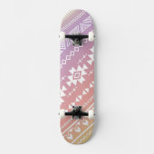 Tribal aztec ombre patroon skateboard (Voorkant)