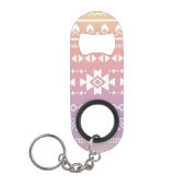 Tribal aztec ombre patroon sleutelhanger flessenopener (Voorkant)
