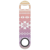 Tribal aztec ombre patroon speed flessenopener (Achterkant)
