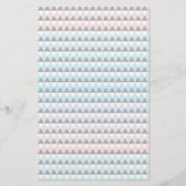 Tribal Aztec Ombre Pattern Briefpapier (Voorkant)