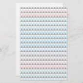 Tribal Aztec Ombre Pattern Briefpapier (Voorkant / Achterkant)