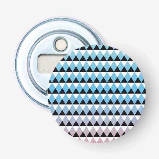 Tribal Aztec Ombre Pattern Button Flesopener (Voorkant)