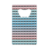 Tribal Aztec Ombre Pattern Creditkaart Flessenopener (Voorkant)