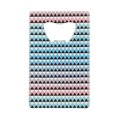 Tribal Aztec Ombre Pattern Creditkaart Flessenopener (Achterkant)