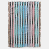 Tribal Aztec Ombre Pattern Deken (Voorkant Verticaal)