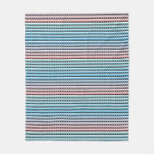 Tribal Aztec Ombre Pattern Fleece Deken (Voorkant)