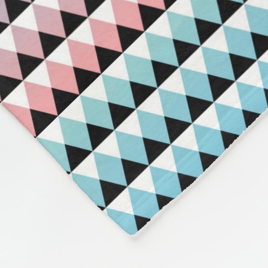 Tribal Aztec Ombre Pattern Fleece Deken (Hoek)