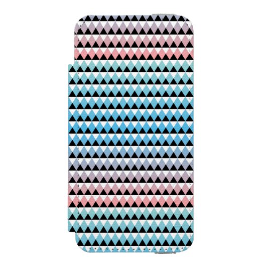 Tribal Aztec Ombre Pattern Incipio iPhone Portemonnee Hoesje (Voorkant Agenda)