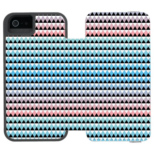Tribal Aztec Ombre Pattern Incipio iPhone Portemonnee Hoesje (Agenda Open)
