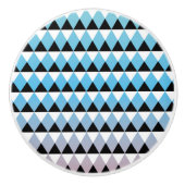 Tribal Aztec Ombre Pattern Keramische Knop (Voorkant)