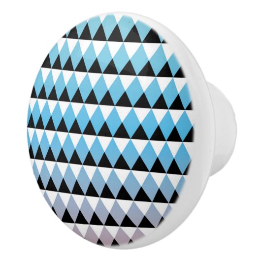 Tribal Aztec Ombre Pattern Keramische Knop (Rechts)