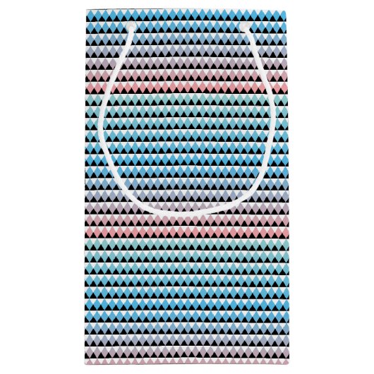 Tribal Aztec Ombre Pattern Klein Cadeauzakje (Achterkant)