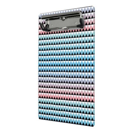 Tribal Aztec Ombre Pattern Mini Klembord (Angled2)