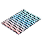 Tribal Aztec Ombre Pattern Notitieboek (Linkerzijde)