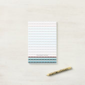 Tribal Aztec Ombre Pattern Post-it® Notes (Op bureau)