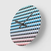 Tribal Aztec Ombre Pattern Ronde Klok (Hoek)